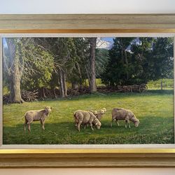 Oil painting on canvas by Héctor Morales