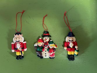Set of 3 Christmas Ornaments for the holidays $7 for the set
