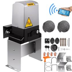 Sliding Gate Opener 3300 LBS Automatic Sliding Gate, Gate Opener Motor with 2 Remote Controls, 230 ft Remote Distance Driveway Rolling Gate, Automatic