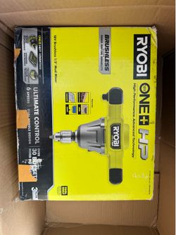 Ryobi brushless mud mixer