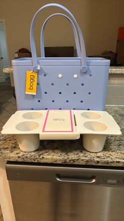 Bogg bag and accessories $90