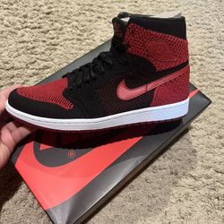 Jordan 1 Bred Flyknit Size 10.5