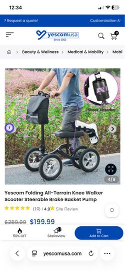 Brand new  all terrain knee walker for $90