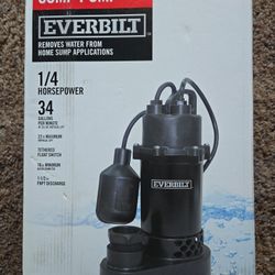 Sump Pump - Everbilt 