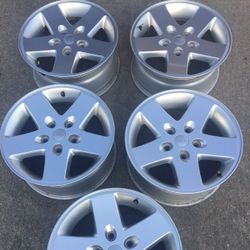 17” JEEP WRANGLER WHEELS WITH TIRE PRESSURE SENSORS 