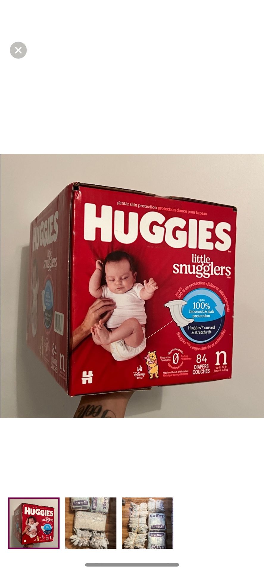 Bundle Of Newborn Diapers