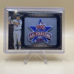 2009 Topps All Star Game 1985 Commemorative Patch Cal Ripken Jr