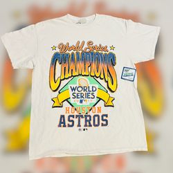 ‘47 brand Houston Astros  Vintage Tubular t-shirt Biege S/M NWT
