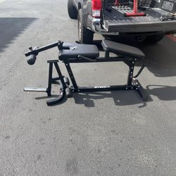 Work Bench And Leg Workout