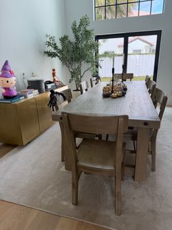 Pottery Barn Benchwright Dining Table