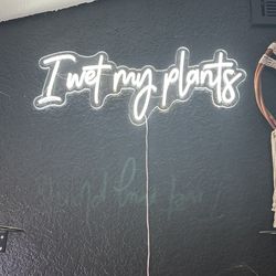 Custom LED plant sign