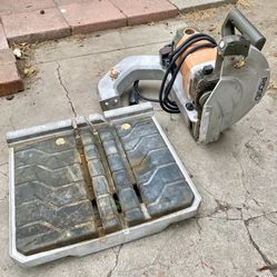 Ridgid Portable 10 in. Wet Tile Saw (SAW+TABLE TOP ONLY) Model # R4010TR