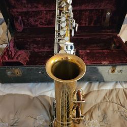 Very Nice 1937 Searchlight Committee Alto  Saxophone 