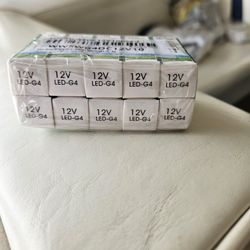 LED Light Bulbs 12 Volt G4 - 10 PACK FOR $5