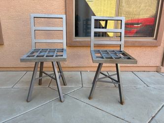 Metal 26 inch swivel chairs 360 degrees