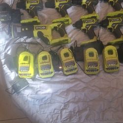 Ryobi 18V TOOLS LOT 30 ITEMS!!!