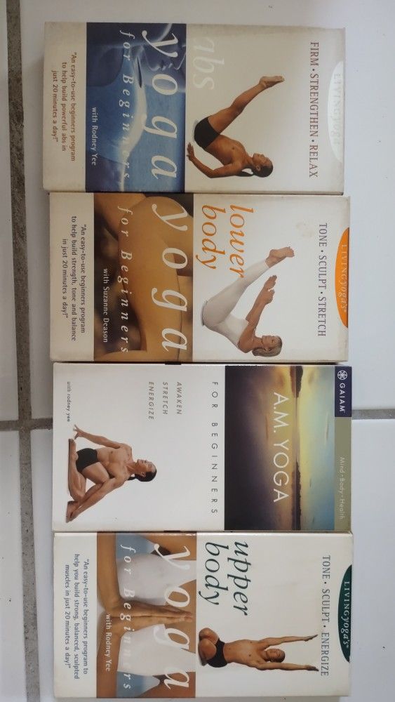 VHS Yoga Exercise Video Tapes, Free