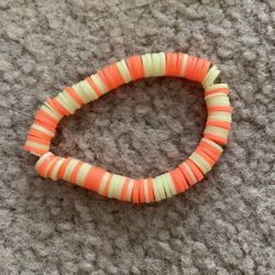 Orange and yellow bracelet