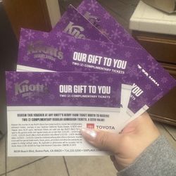 Knott's Tickets For Sale 