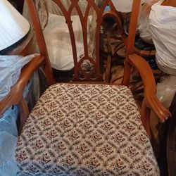 6 Genuine CHIPPENDALE CHAIRS 