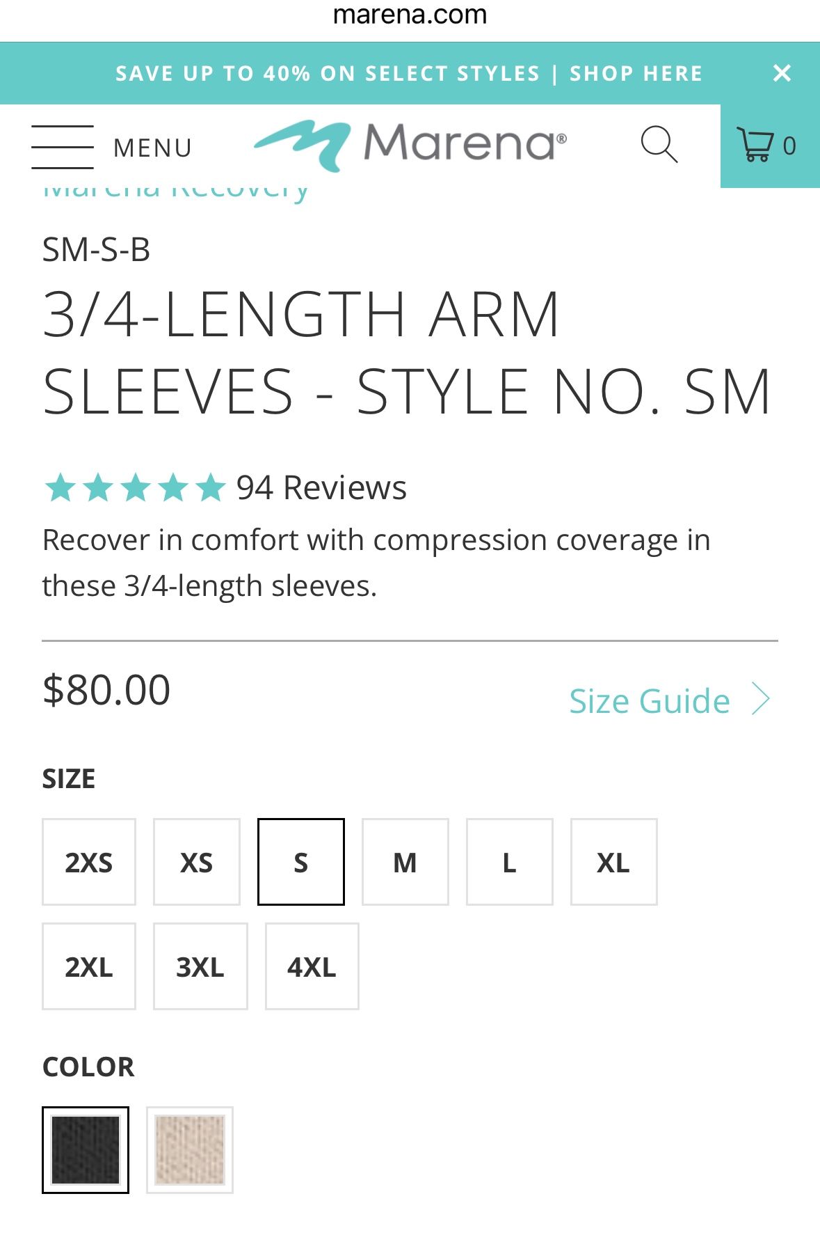 3/4 Length Arm Sleeves For Lipo