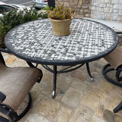 Table N 2 Chairs  MALLIN   Heavy Duty End Table Foot Rest 