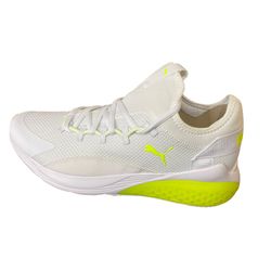 Puma cell vive alt adult size 9 color white lime squeeze