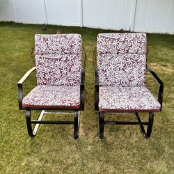 Pair Of Patio Rocker Chairs Perfect For The Porch! 