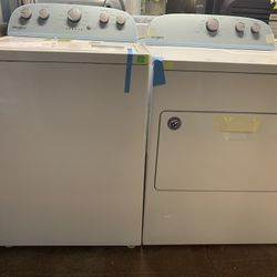 WHIRLPOOL WASHER AND GAS DRYER TOP LOAD