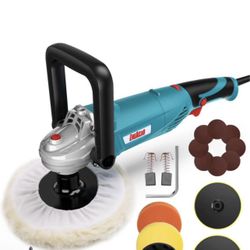 ENEACRO Polisher, Rotary Car Buffer Polisher Waxer, 1200W 7-inch/6-inch Variable Speed 1(contact info removed)RPM,