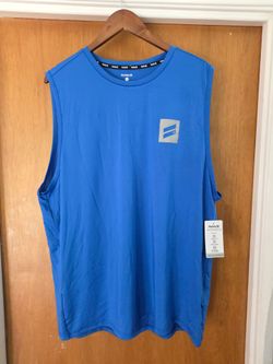 Men's Hurley gym sleeveless blue flex XL nwt shirt tank top