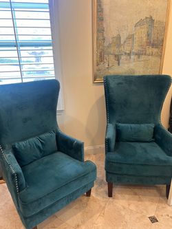 Teal Green Accent Chairs