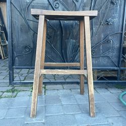 wood bar stool