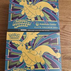 Ascended Heroes Pokemon Center Elite Trainer Box Sealed 2 ETB