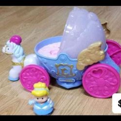 Fisher Price Cinderella Carriage With Character 