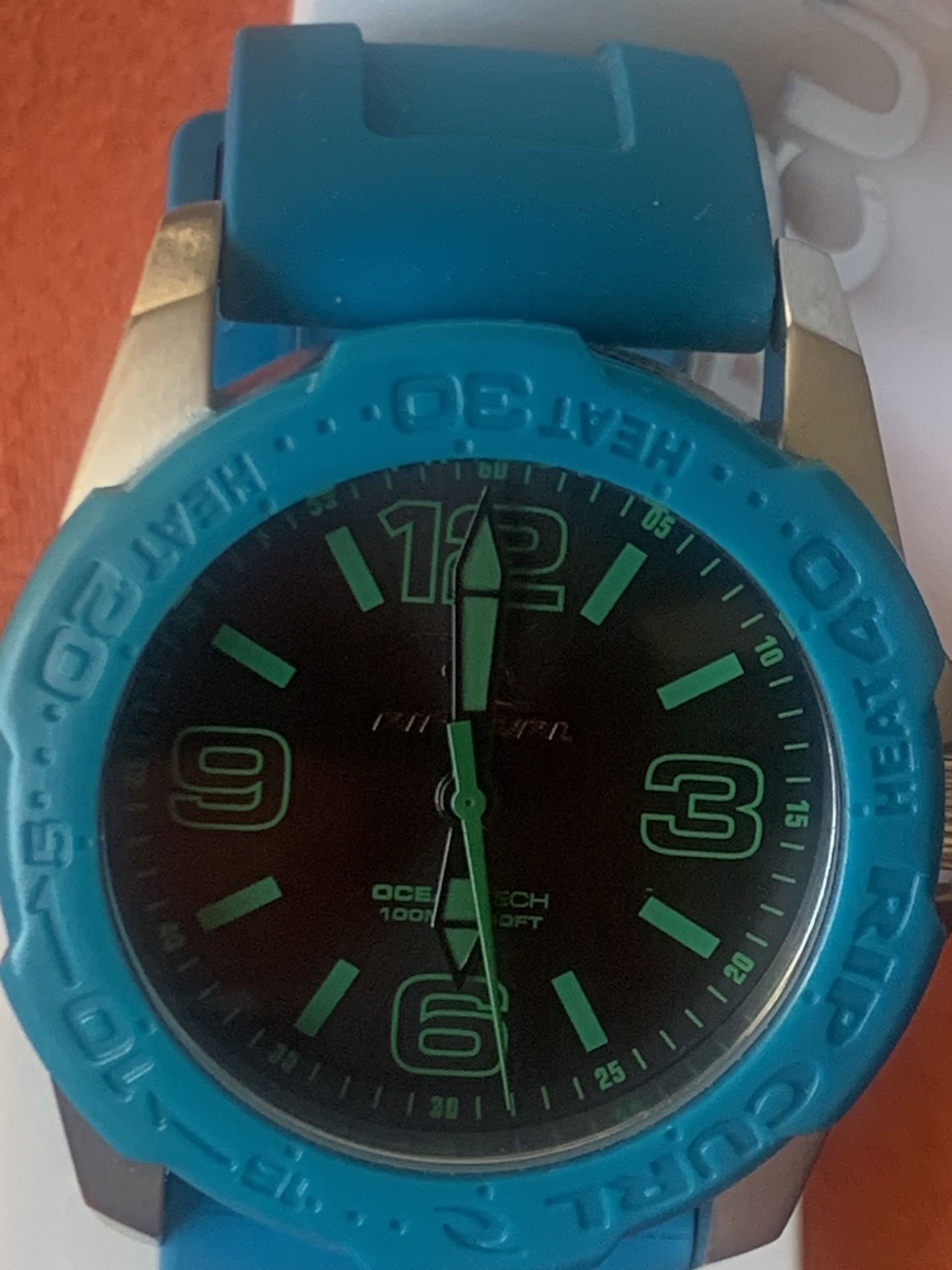 Rip Curl Tubes Heat Bezel Surf Skate Watch New In Box