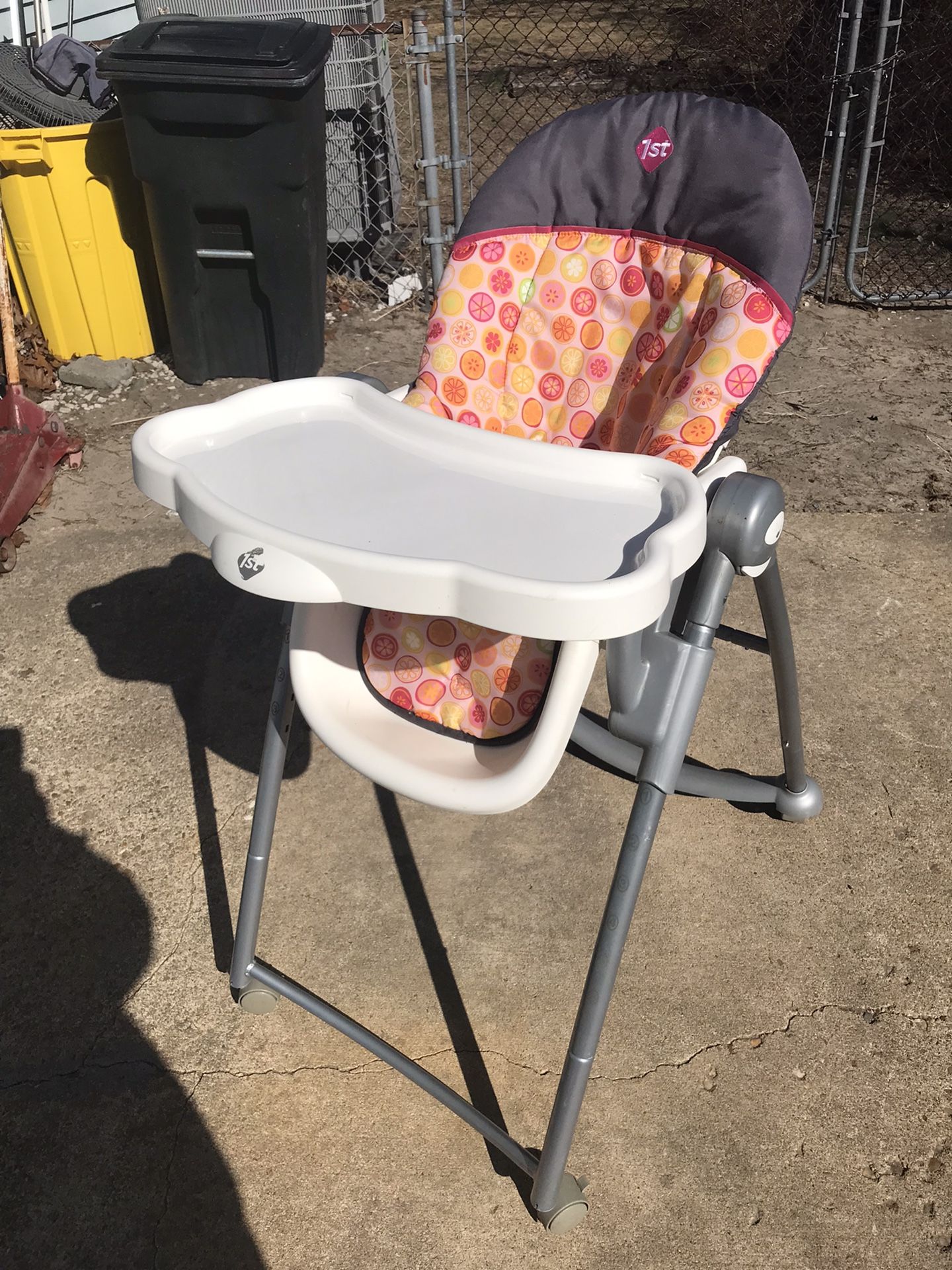 Very Nice Adjustable Reclining Fold Up Highchair Only $40 Firm