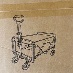 New Folding Wagon Cart 220 LB Capacity Collapsible Utility Wagon  Price: $35  Brand new folding utility wagon. Lightweight, compact 