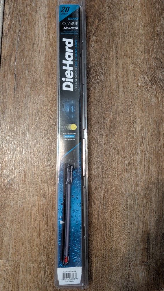 Diehard 20 inch single windshield wiper blade