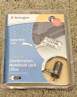 Kensington Combination Notebook Lock — New, Unopened