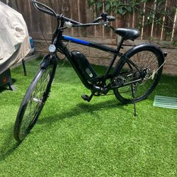 Black Nishiki Assist Electric Bicycle
