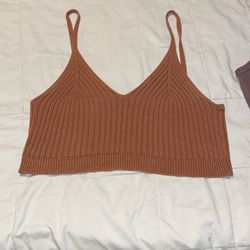Brown Crop Top X-Large