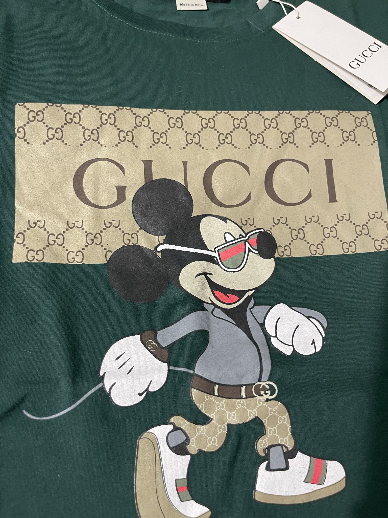 New Gucci Men's T-shirt With Authentic Tag