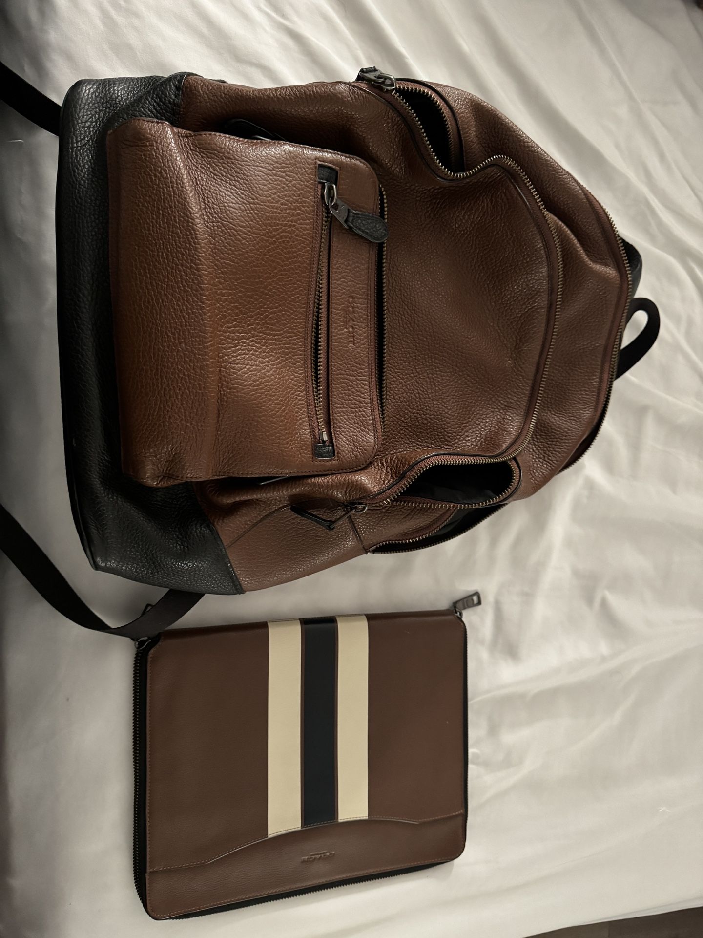 Coach Backpack And Case 