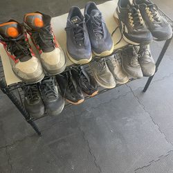 7 pair men’s shoes, size 11 (most)