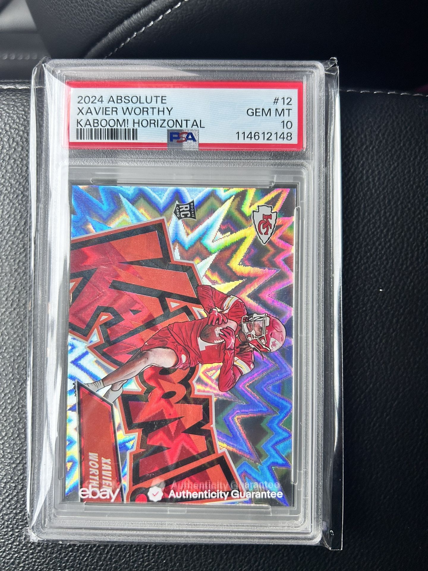 PSA 10 Xavier Worthy KABOOM