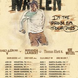 2 Tickets - Morgan Wallen - Friday, July 18 - Sec H, Row 15
