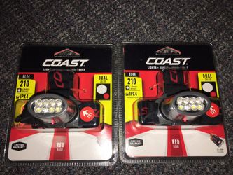 Coast Headlamp Camping Fishing NEW $30 for 2