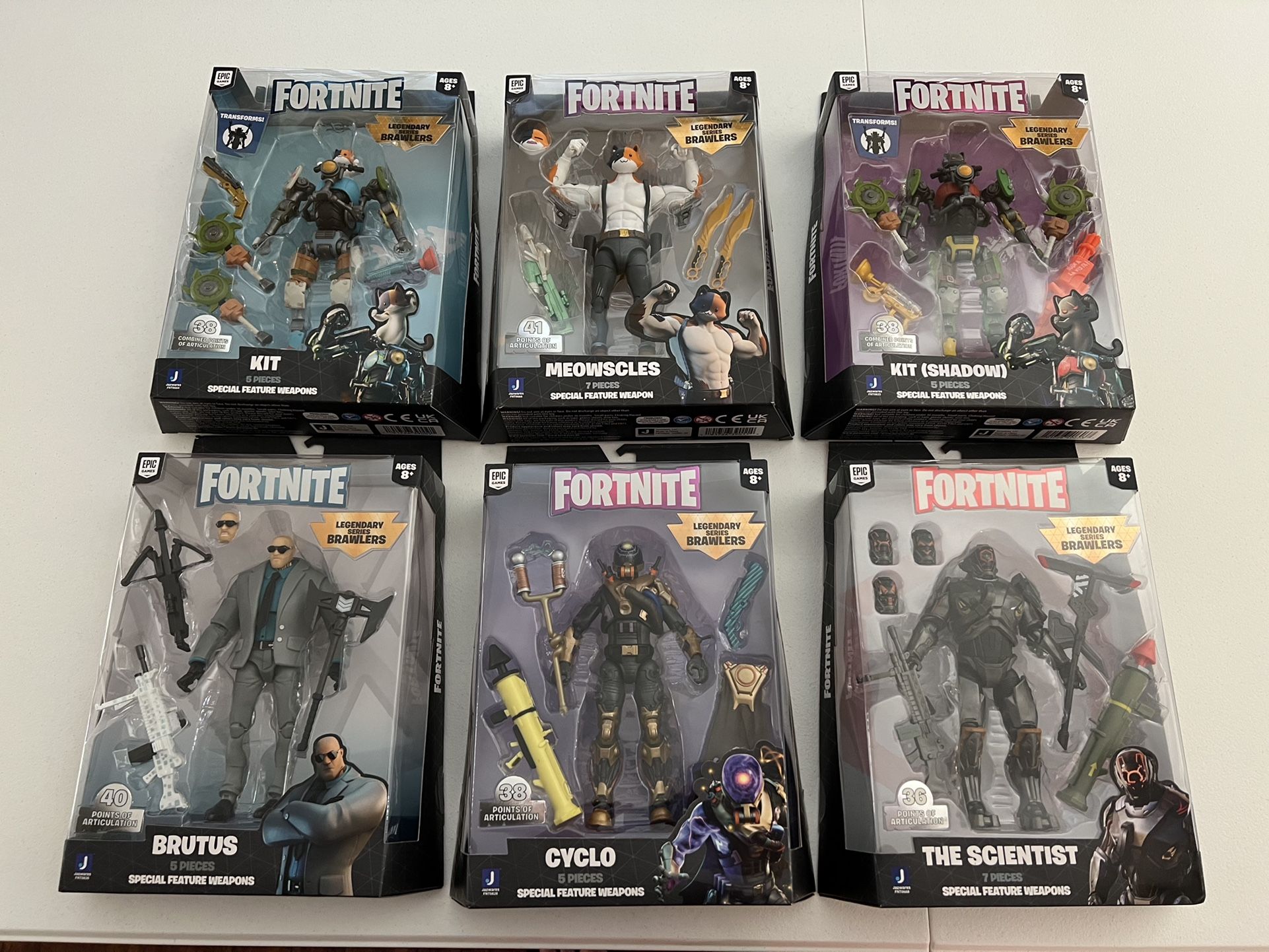 Fortnite brawlers action Figures (Full Set)