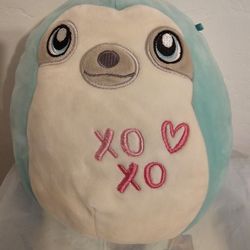 Squishmallow Aua The Sloth- Valentines Day Edition  8"